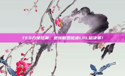 TES力挽狂澜，逆境翻盘挺进LPL总决赛！