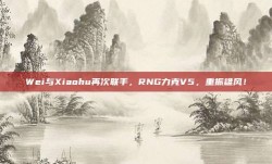 Wei与Xiaohu再次联手，RNG力克V5，重振雄风！