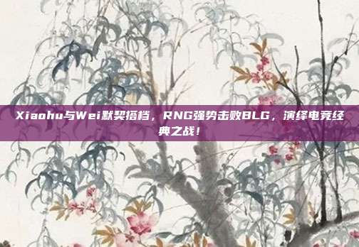 Xiaohu与Wei默契搭档，RNG强势击败BLG，演绎电竞经典之战！  第1张