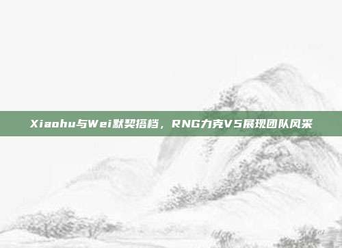 Xiaohu与Wei默契搭档，RNG力克V5展现团队风采  第1张