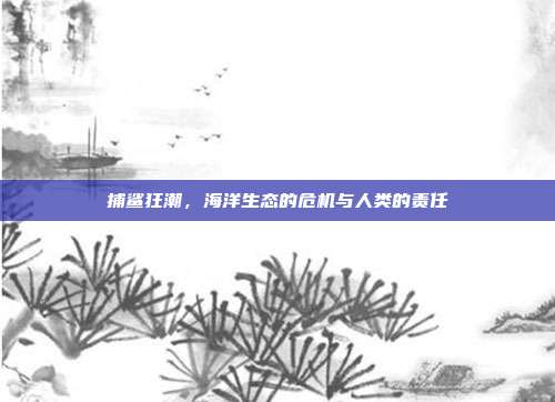 捕鲨狂潮，海洋生态的危机与人类的责任  第1张