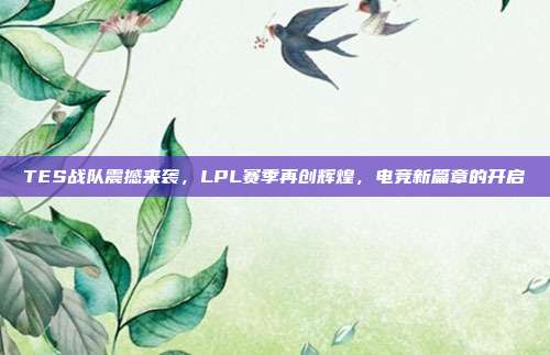 TES战队震撼来袭，LPL赛季再创辉煌，电竞新篇章的开启  第1张